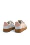 Unisex Comfortable-Soled Lightweight Stretchy Orthopedic Hook-and-Loop Daily Children's Sneakers Athletic Shoes - White-Powder Pink - 5