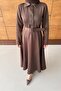 Gilded Dress Brown - 4