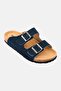 Men Slip On Cork Sandals, Navy