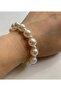 Pearl Beaded Women's Detailed Elastic Bracelet