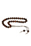 Natural Stone Metal Tasseled Tiger Eye Stone Rosary