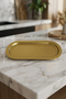2 Pieces Baton Gold Color Metal Presentation Tray, Gold Color Serving Tray, Presentation Stand - 5