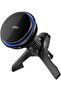 CH-317 Semiconductor 15W Wireless Charging Car Mount - Black - 3
