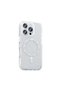 iPhone 16 Pro Compatible Case with Stone Design, Magsafe Supported Koment Silicone Cover - Gold - T37837 - 5
