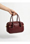 Knitted Textured Burgundy Stylish Hand and Shoulder Bag – Everyday & Classic Use