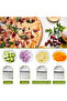 Stainless Steel Adjustable Vegetable Slicer Mandoline with Safety Holder, Multipurpose Cutter - 5