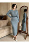 Hair Braided Crew Neck Dress