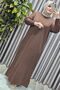 Women's Clothing Large Size 1 Cold Knitwear Vest Set Corded Fabric Double Suit with Dress - 6