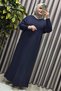 Women's Clothing Large Size 1 Cold Knitwear Corded Fabric Dress - 6