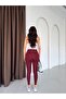 Sz 2012 Bordo Tayt High Waist, Shaping / Sculpting and Flexible - 4
