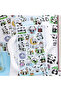 1 Sheet 20 Pieces Transparent Panda Sticker Cute Kawaii - 6