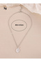 Rose Pendant Chain Necklace - 6