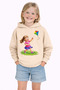 Uçurtma Printed 3 İplik Ş Fleece-Lined K Hooded Children's Sweat