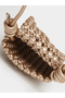 Gold Woven Crossbody Phone Bag - 4