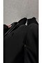 Black Leather Blazer Jacket - 4