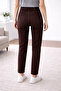 Scarlet Women's Brown High-Waist Stretch Fabric Trend Mom Jeans - 2