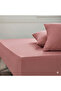 Makiteks 100% Cotton Dried Rose 90X190+50X70 cm Single Fitted Sheet Set