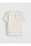 Beige Crew Neck Boys' Set 3-Piece - 5