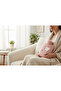 Pink Plush Hot Water Bag with Written Ribbon 1 Lt - Soft Cover, Keeps Warm for a Long Time