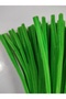 25 Pieces of Fruit Green Chenille, Fuzzy Wire Suitable for Flower Making, 30 cm 6 mm - 4
