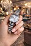 Steel Band Square Dial Vintage Women Wristwatch