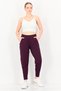 Women Sportswear Fit Training Leggings, Burgundy - 2