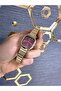 Steel Band Square Dial Vintage Women Wristwatch - 3