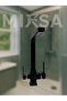 Luxury Square Purified Black Kitchen Sink Faucet (Hot-Cold Inlet, Brass Material, Rustproof) - 3