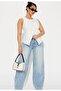 Charleston Linen Vest - Off White, - 2