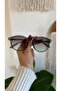 Unisex Women's Men's Uv400 Protected Oval Round Sunglasses with Frame, Case and Cleaning Cloth as a Gift - 7