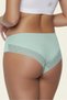 Mint Green Laser Cut No Trace Women's Hispter Panties with Lace Detail on the Back - D Stitch-Free Luxury Underwear - 3