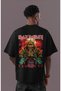 Design Iron Maiden Rock Metal Back Printed Unisex Oversized Music Band T-Shirt