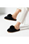 Women's Plush House Slippers Non-Slip Silent Sole Winter Comfortable Pompom Slippers - 4