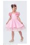 Rose Detail Princess Girls' Dress – Tutu Puffy Dress + Hair Clip (4-12 Years) | 31594