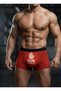 Printed Men's Boxer Shorts Red Belongs to Women - 2