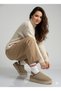 ®   I Mandurah Rjuggys Women's Embroidery Detailed Fur-Lined Slippers Sandals