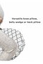 Pregnancy 4 Pack Pillow Wedge For Sleeping belly Support Maternity Wedge Pillow White-S2 - 5