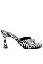 Women Slip On Spool Heels in Black - 2