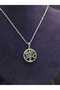 Tree of Life Model Life Tree Luck Abundance Prosperity Symbol Stoneless Design Daily Use Steel Necklace - 6