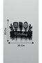Kitchen Hanger - Decorative Metal Wall Hanger - Kitchen Wall Towel Rack - Hanger Black 35X25Cm - 4