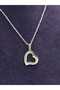 Heart Model Love Beloved Relationship Symbol Romantic Gift Style Stoneless Steel Necklace