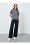 Women Grey Slogan Print T-Shirt - 2