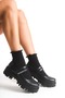Li̇na Genuine Leather Strap Women's Shoes - 3