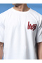 Rigo Men White Terry Oversized Printed T-shirt - 7