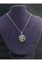 Tree of Life Model Life Tree Luck Abundance Prosperity Symbol Stoneless Design Daily Use Steel Necklace - 5