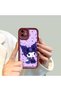 iPhone 18 Pro Max Compatible Case Camera Protector Mickey Pattern Maroon Lover Couple Silicone Phone Case - 7