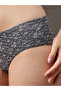 Pack of 3 - Mid Waist Printed Hipster Panties 100% Cotton - 7