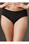 Pack of 3 - Mid Waist Printed Hipster Panties - 100% Cotton - 2