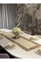 Linen Havin Pattern Runner 40X140 cm - 4