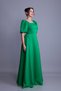 Grass Green Balloon Sleeve Square Neck Maxi Dress - 3